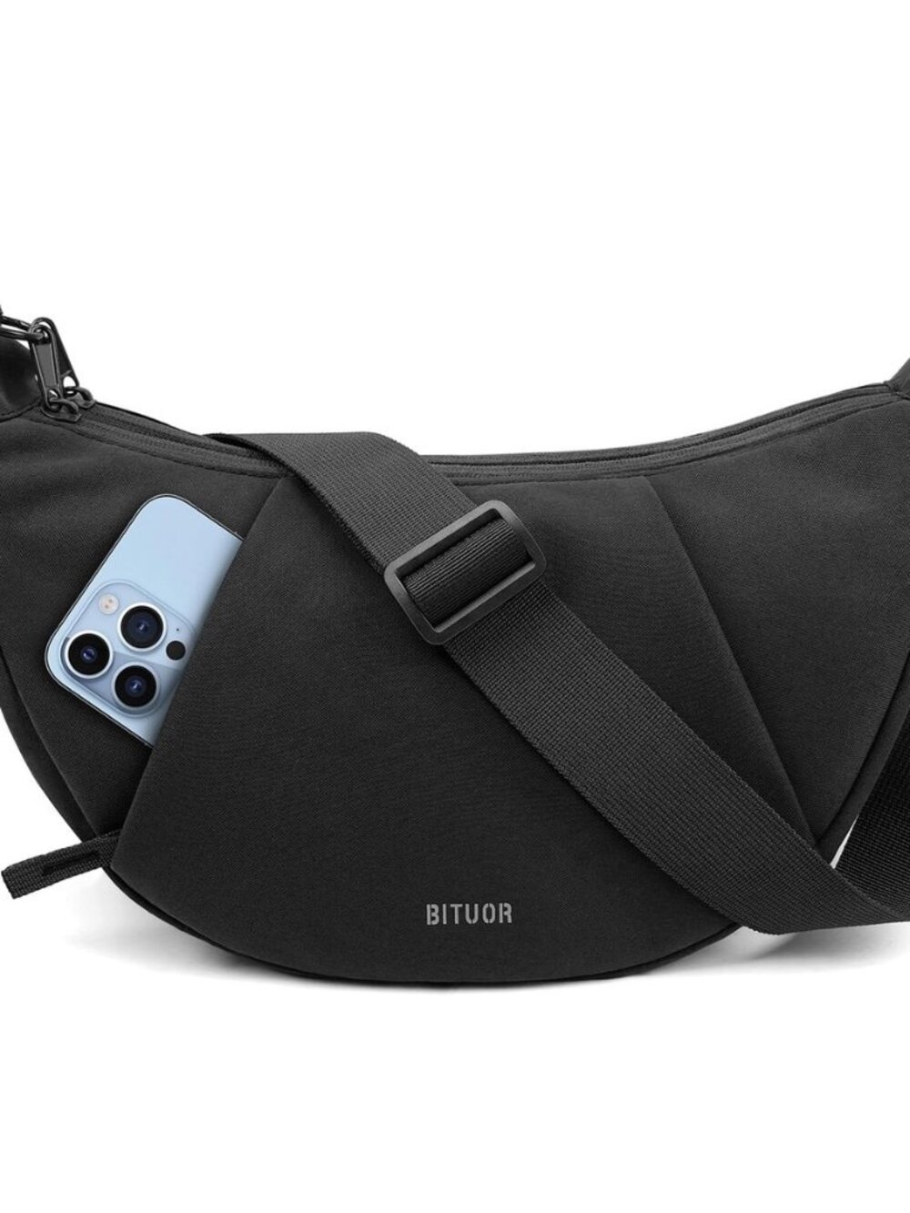 Crossbody Bag for Women Anti-theft Crescent Shoulder Bag Purse Hobo Bag